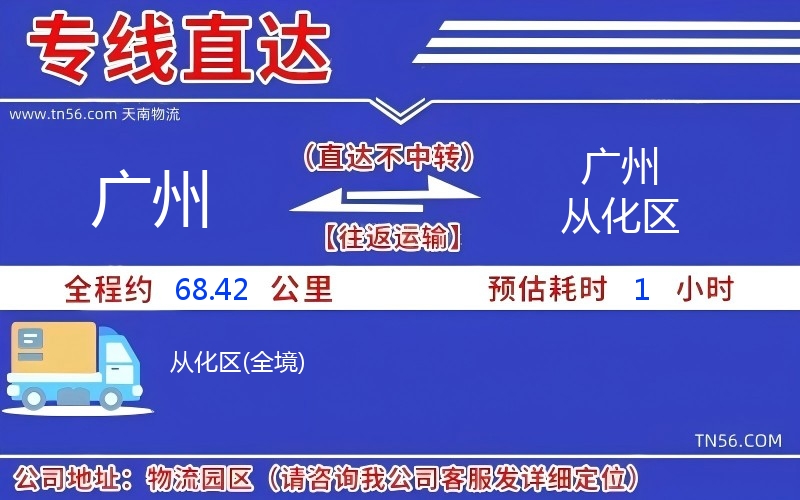 广州到广州从化区物流公司
